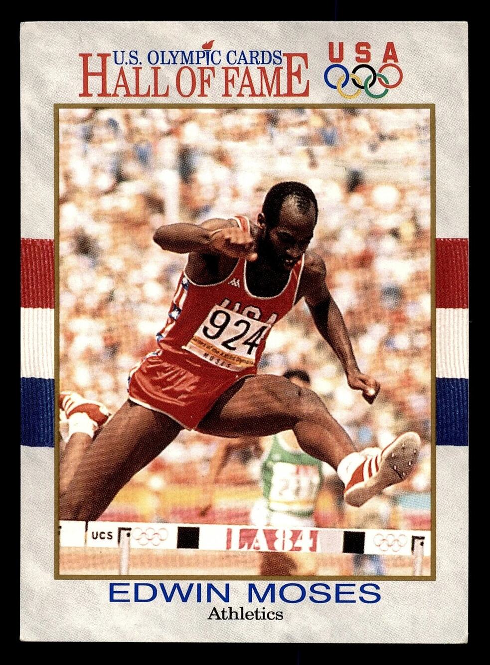 1991 Impel U.S. Olympic Hall of Fame #25 Edwin Moses Card